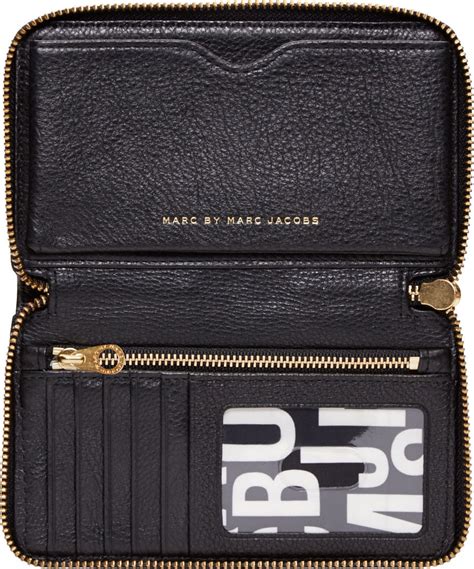 mens leather wallet black friday|marc jacobs men's black leather wallet.